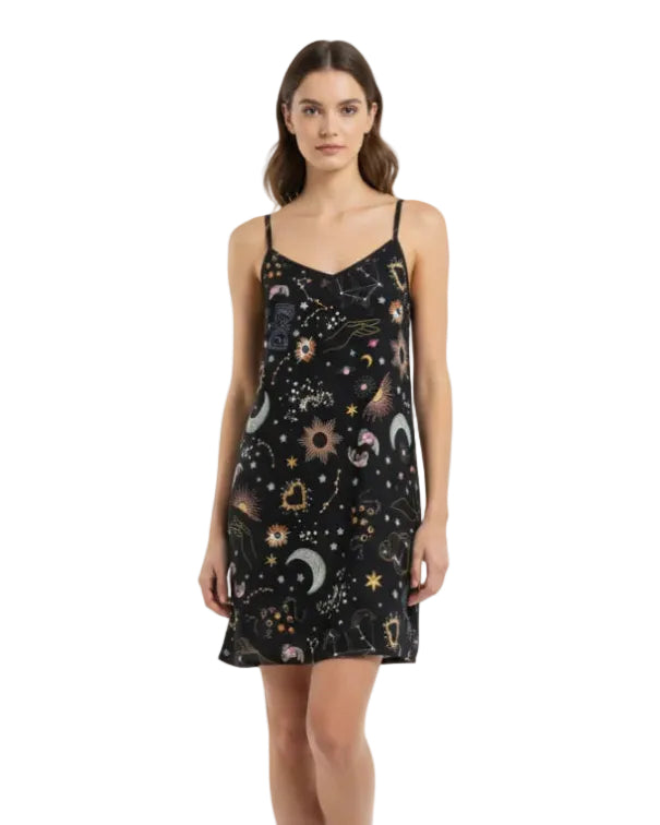 Vestido Tulum cósmico