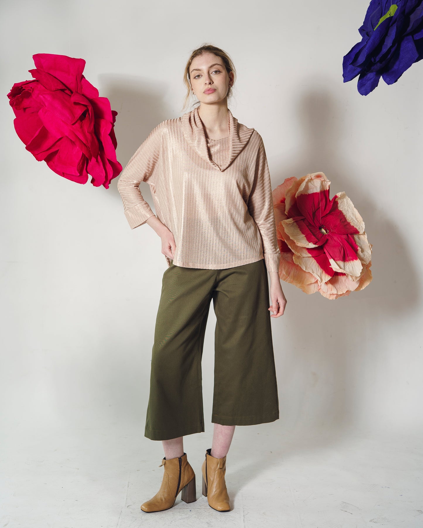 Polera Anita brillos Rosa