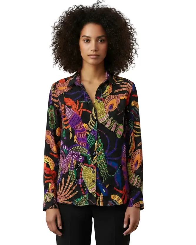 Blusa Olga langosta