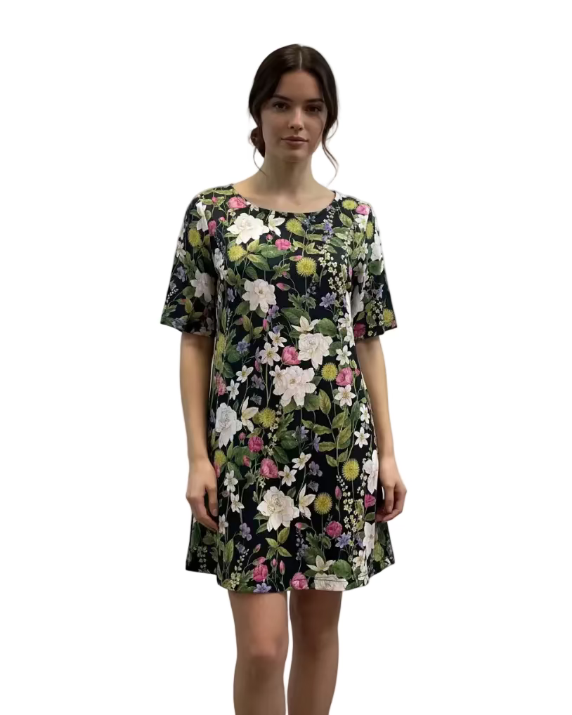 Vestido Juana flores