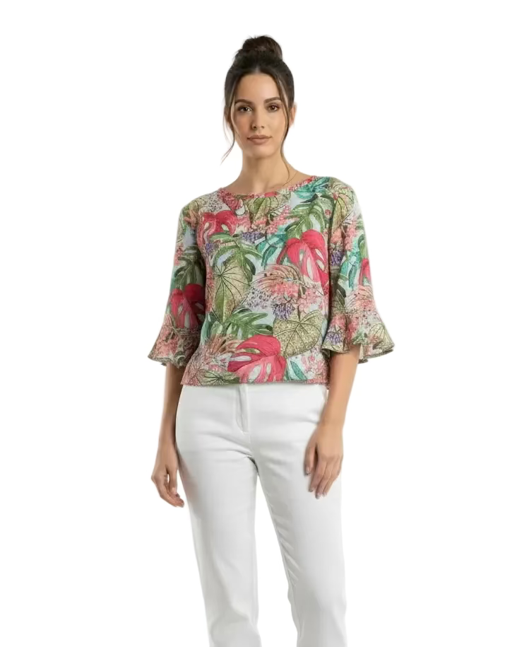 Blusa Pilar monstera