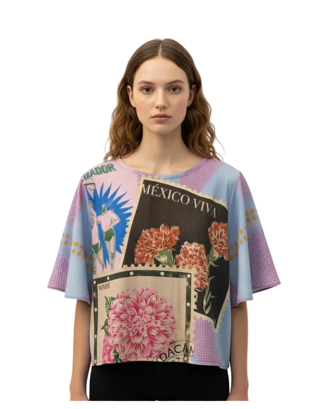 Blusa Pilar viva México