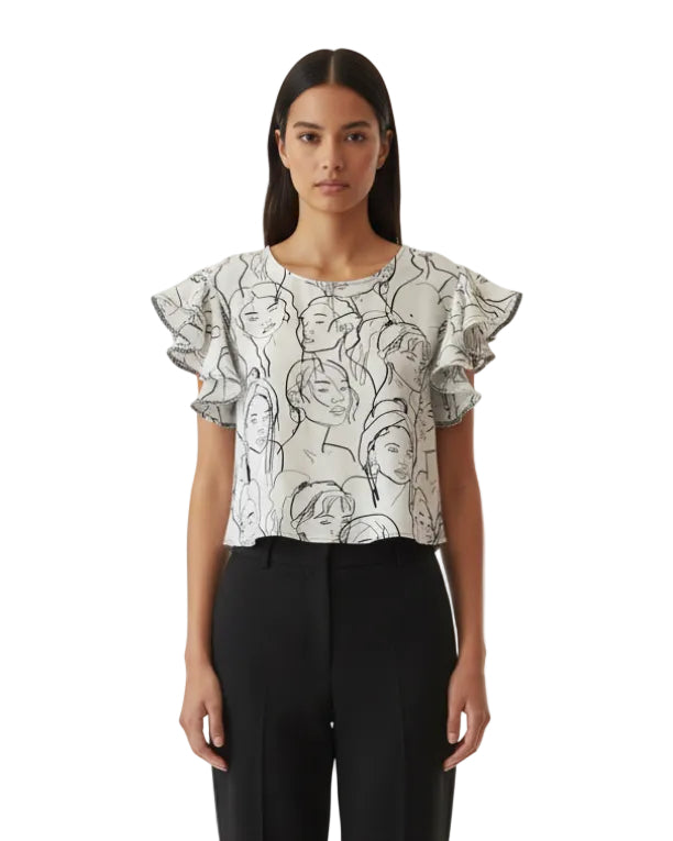 Blusa Alberta caras