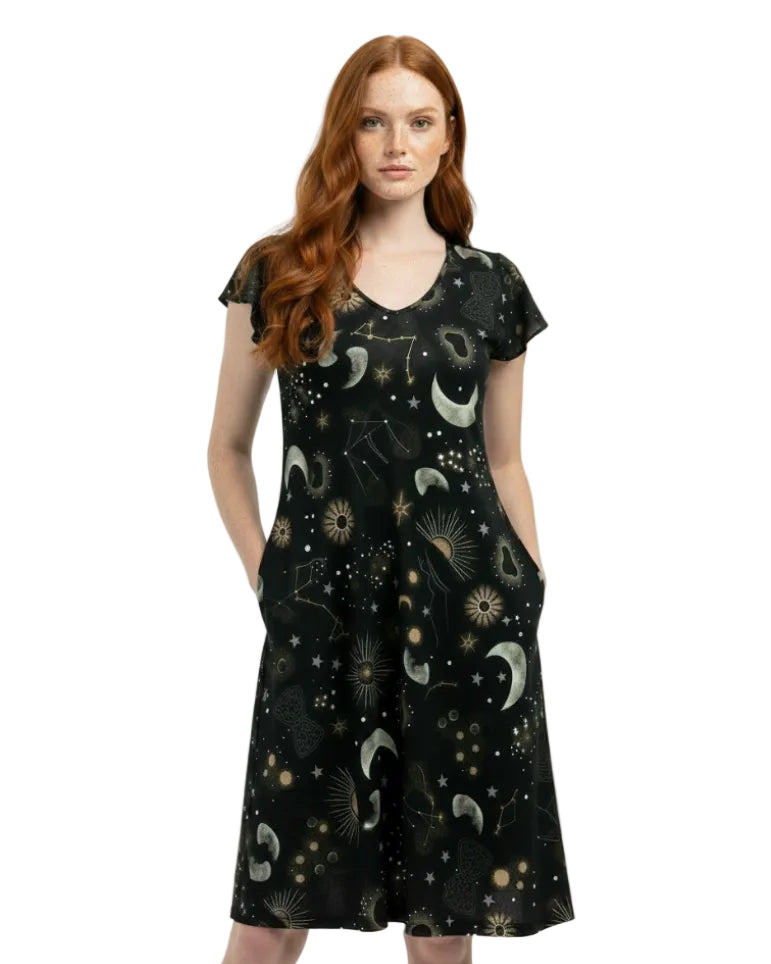 Vestido Elena cósmico