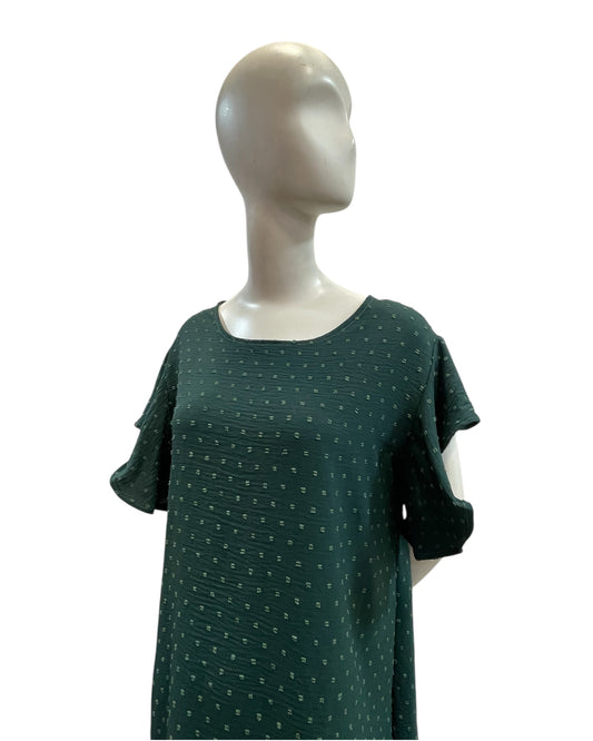 Vestido Alberta verde