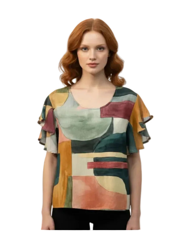 Blusa Alberta acuarela