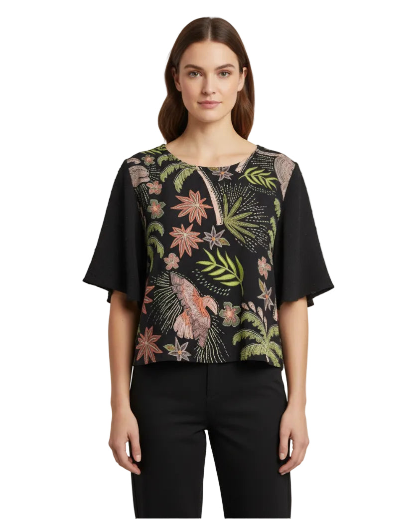 Blusa Pilar palmera