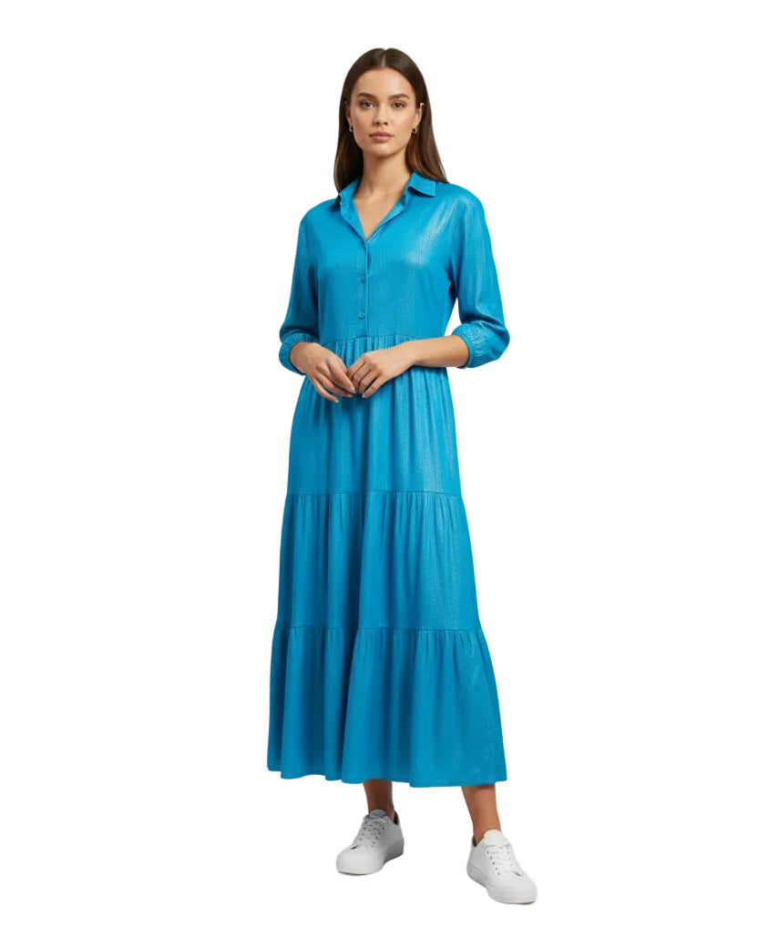 Vestido Alba celeste