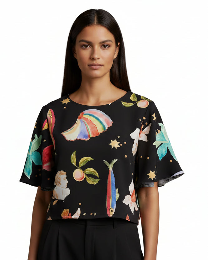 Blusa Pilar roma