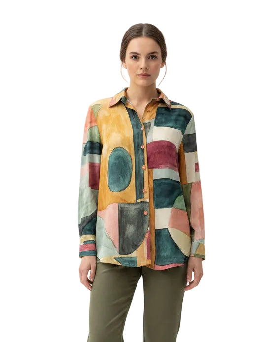 Blusa Teresa acuarela