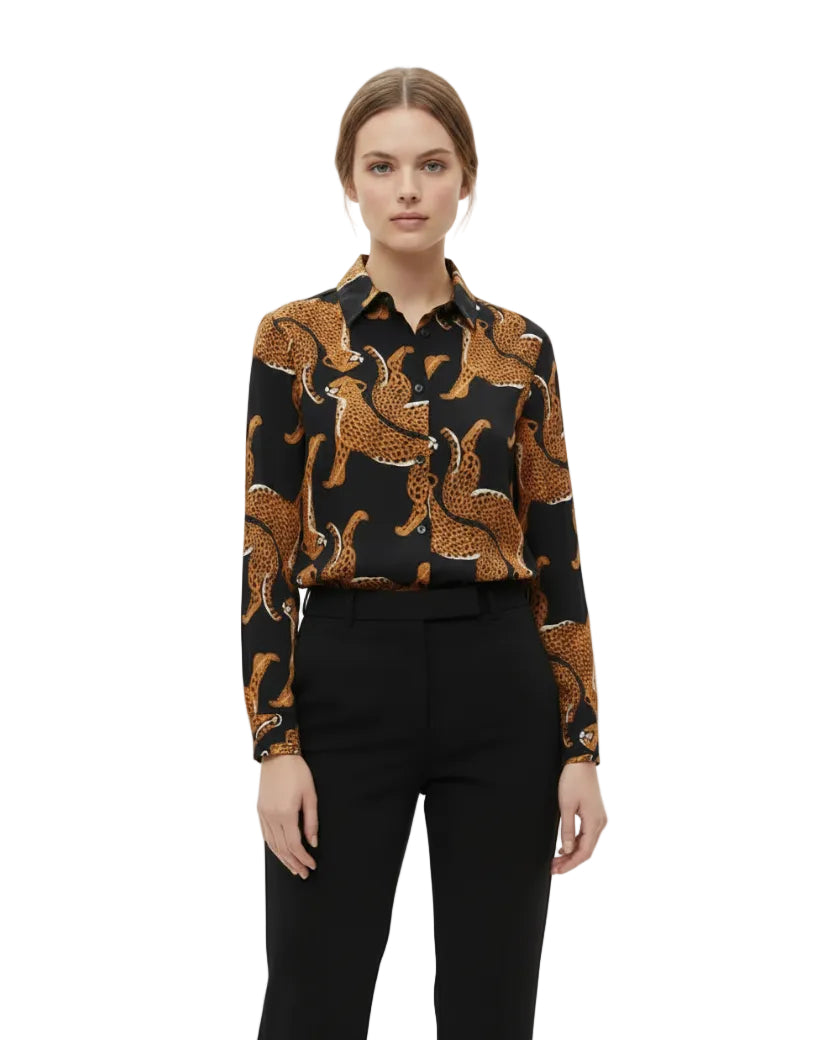 Blusa Teresa leopardo