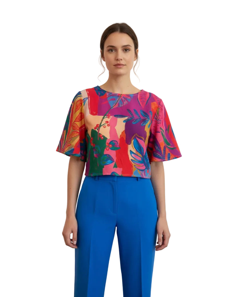 Blusa Pilar tropical