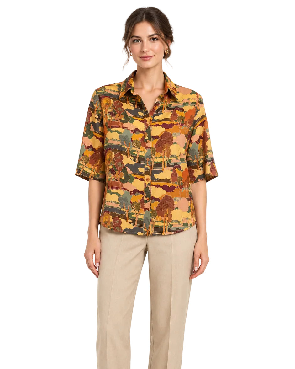 Blusa Caba paisaje