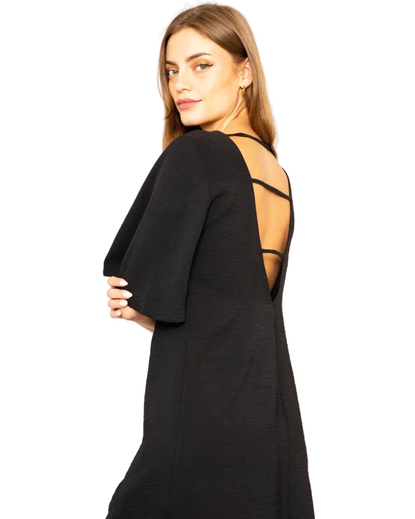 Vestido Ramona lino negro