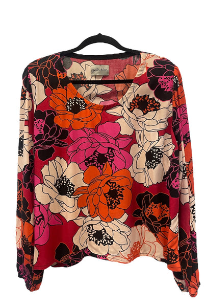 Blusa Mika flores grandes