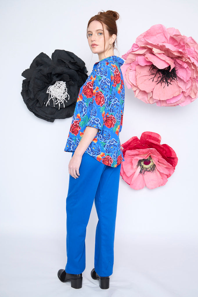 Guayabera Caba flores