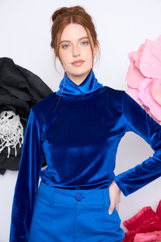 Beatle Bruna azul eléctrico