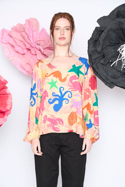 Blusa Mika marina