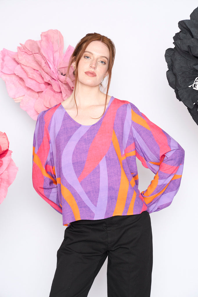 Blusa Mika corales