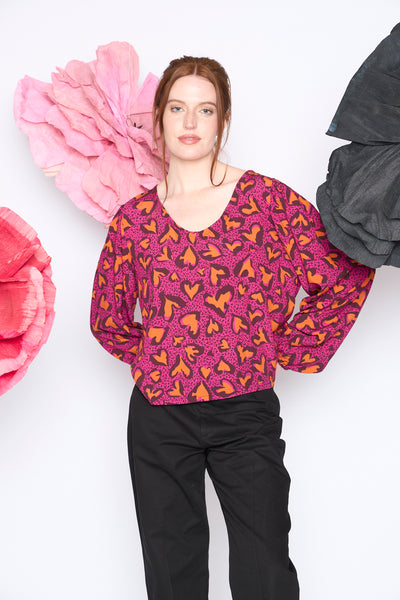 Blusa Mika corazón