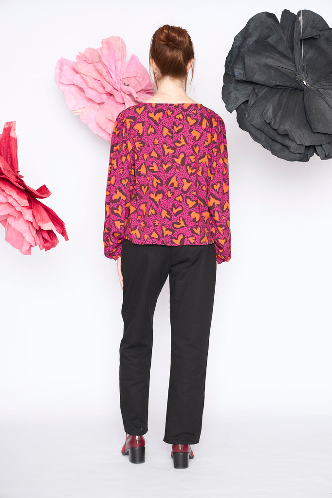 Blusa Mika corazón