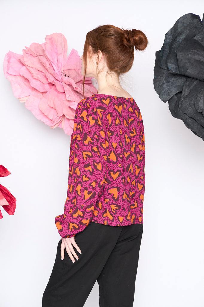 Blusa Mika corazón