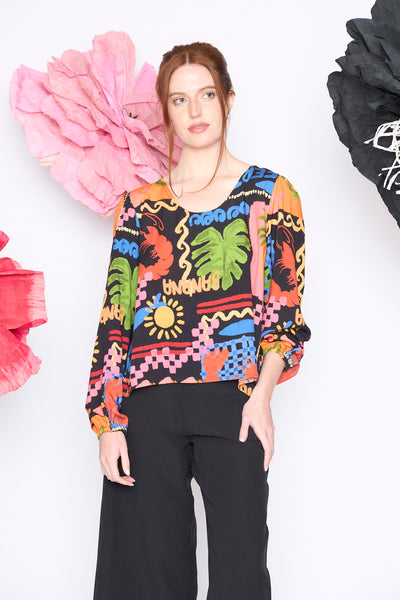 Blusa Mika langosta