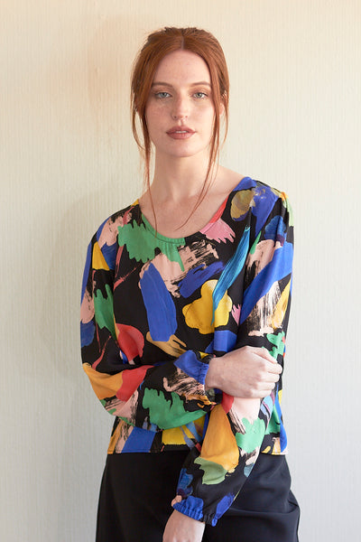 Blusa Mika pinceladas