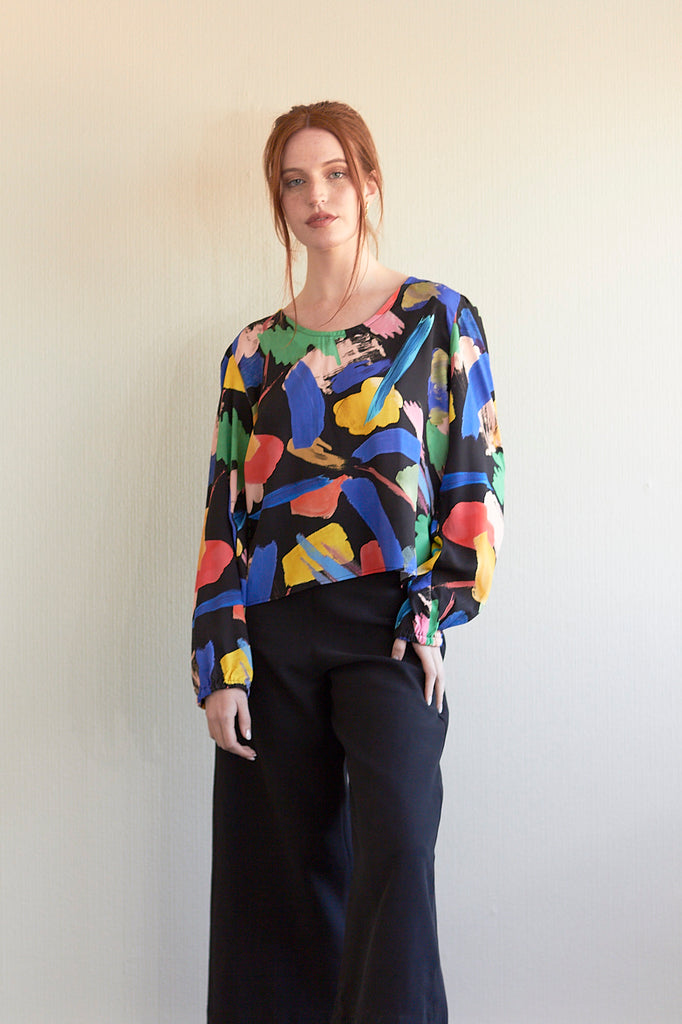Blusa Mika pinceladas