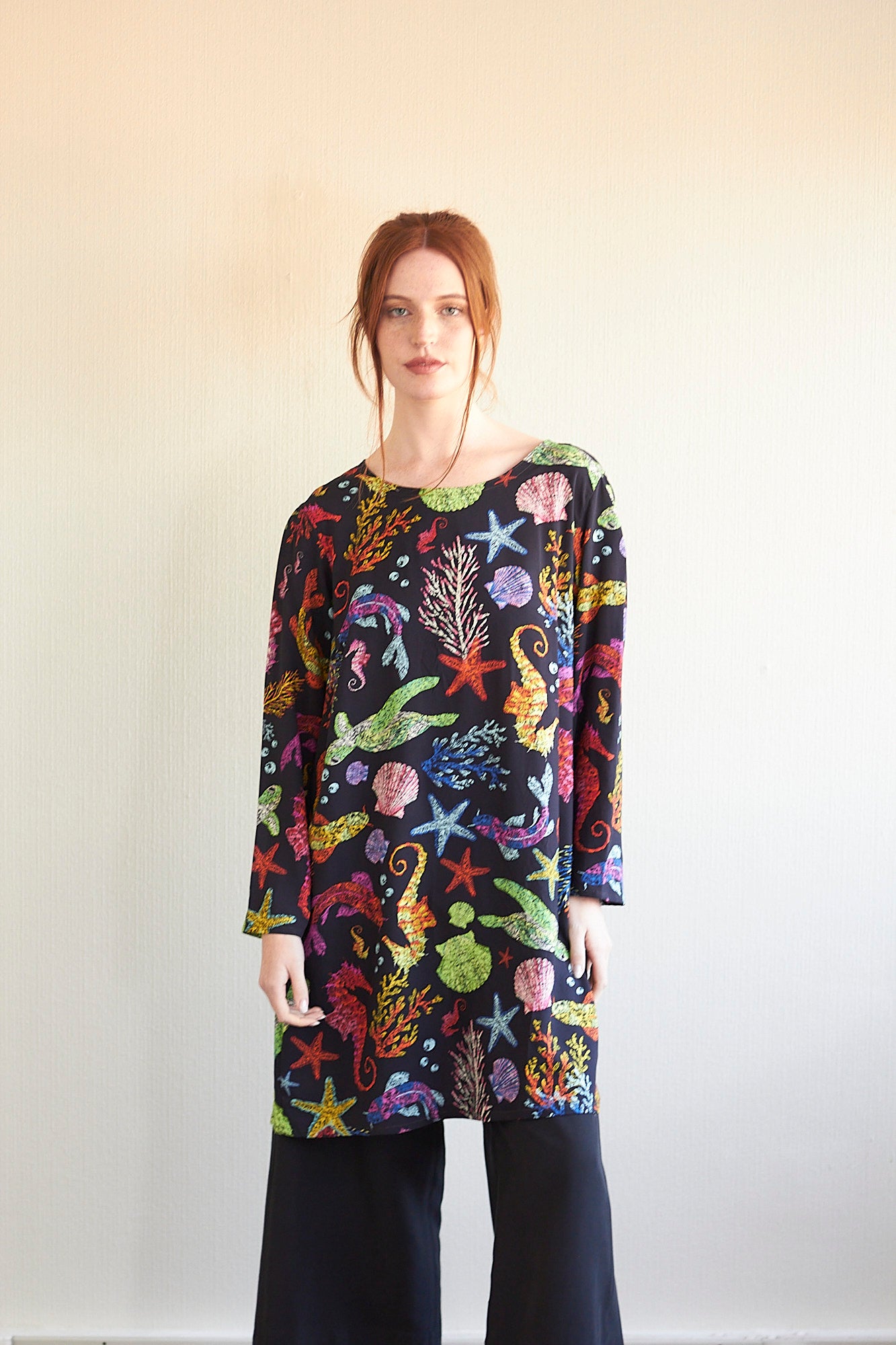 Vestido Juana marino