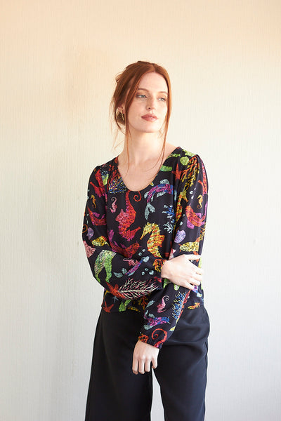 Blusa Mika marina