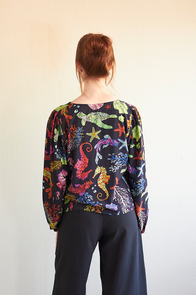 Blusa Mika marina