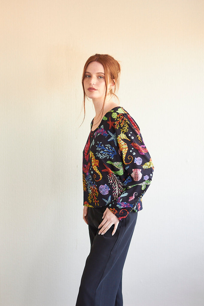 Blusa Mika marina