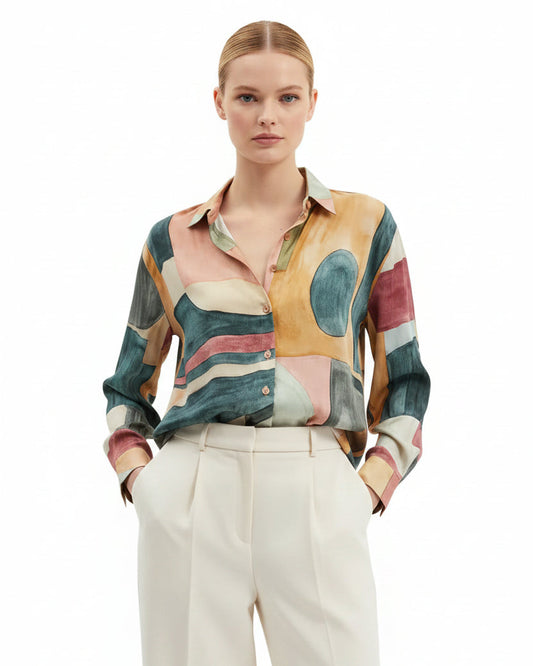 Blusa Vicenta acuarela