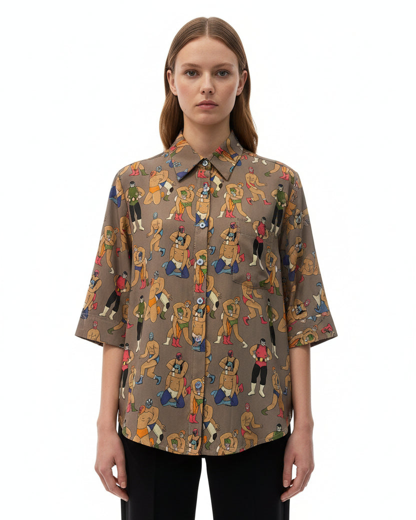 Guayabera Caba luchadores