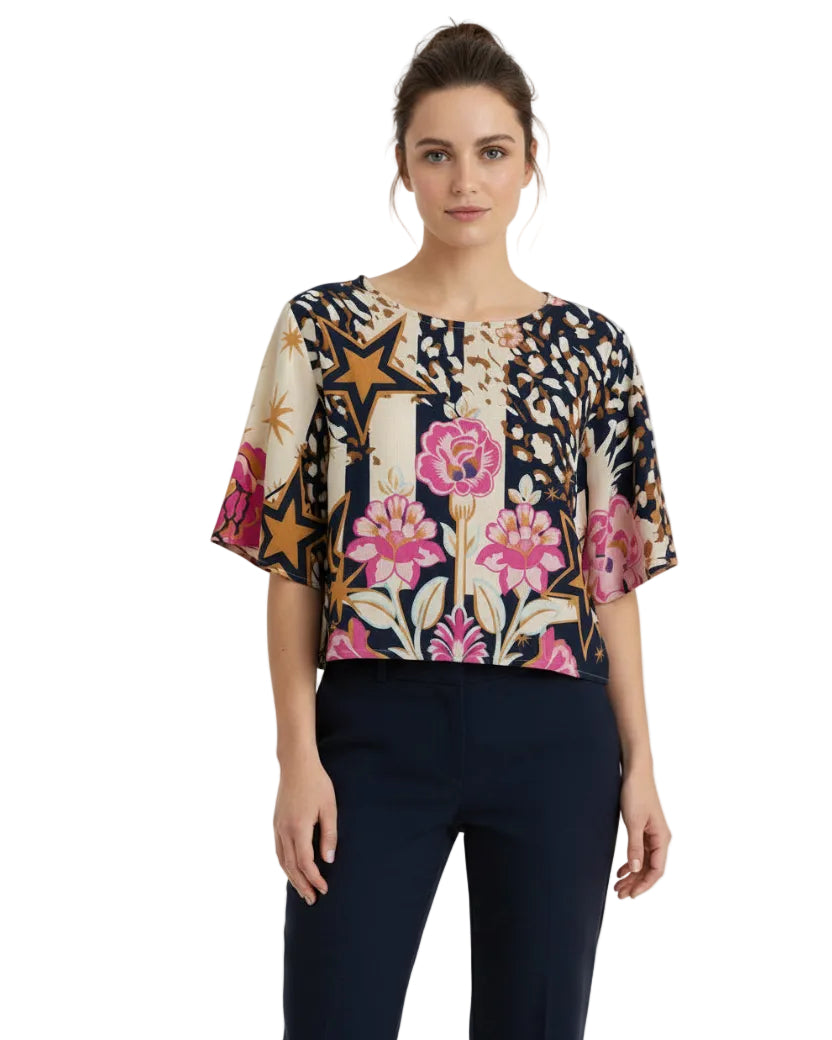 Blusa Pilar estrella-flor