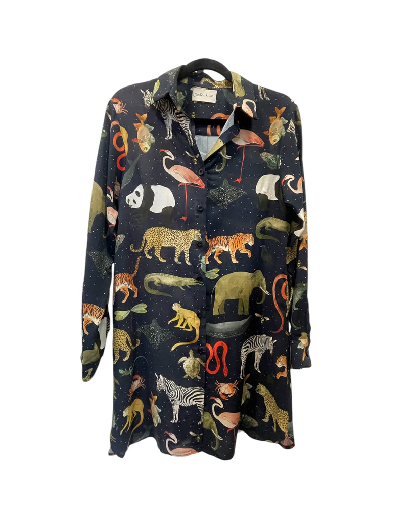 Blusa boyfriend animales