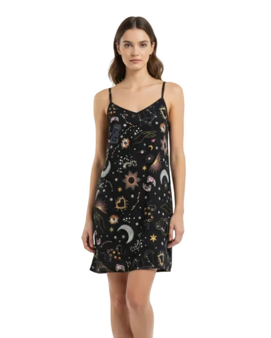 Vestido Tulum cósmico