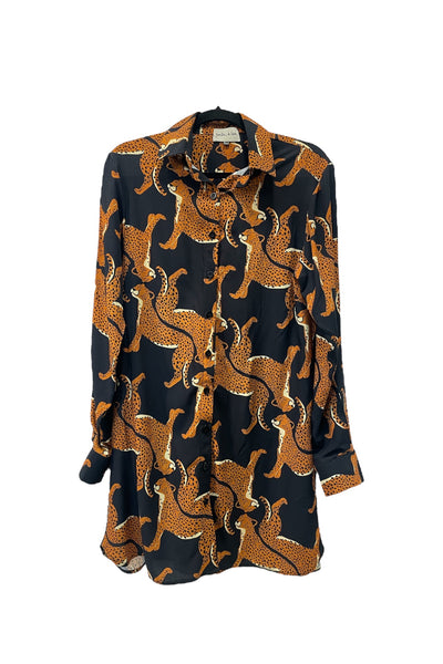 Vestido- Blusa Elena boyfriend leoprado
