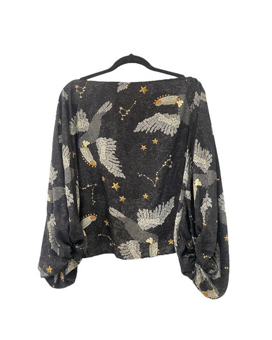 Blusa Rebeca tucán gris