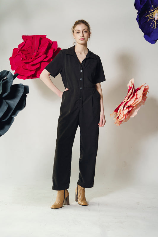 Entero Dominga Cupro Negro