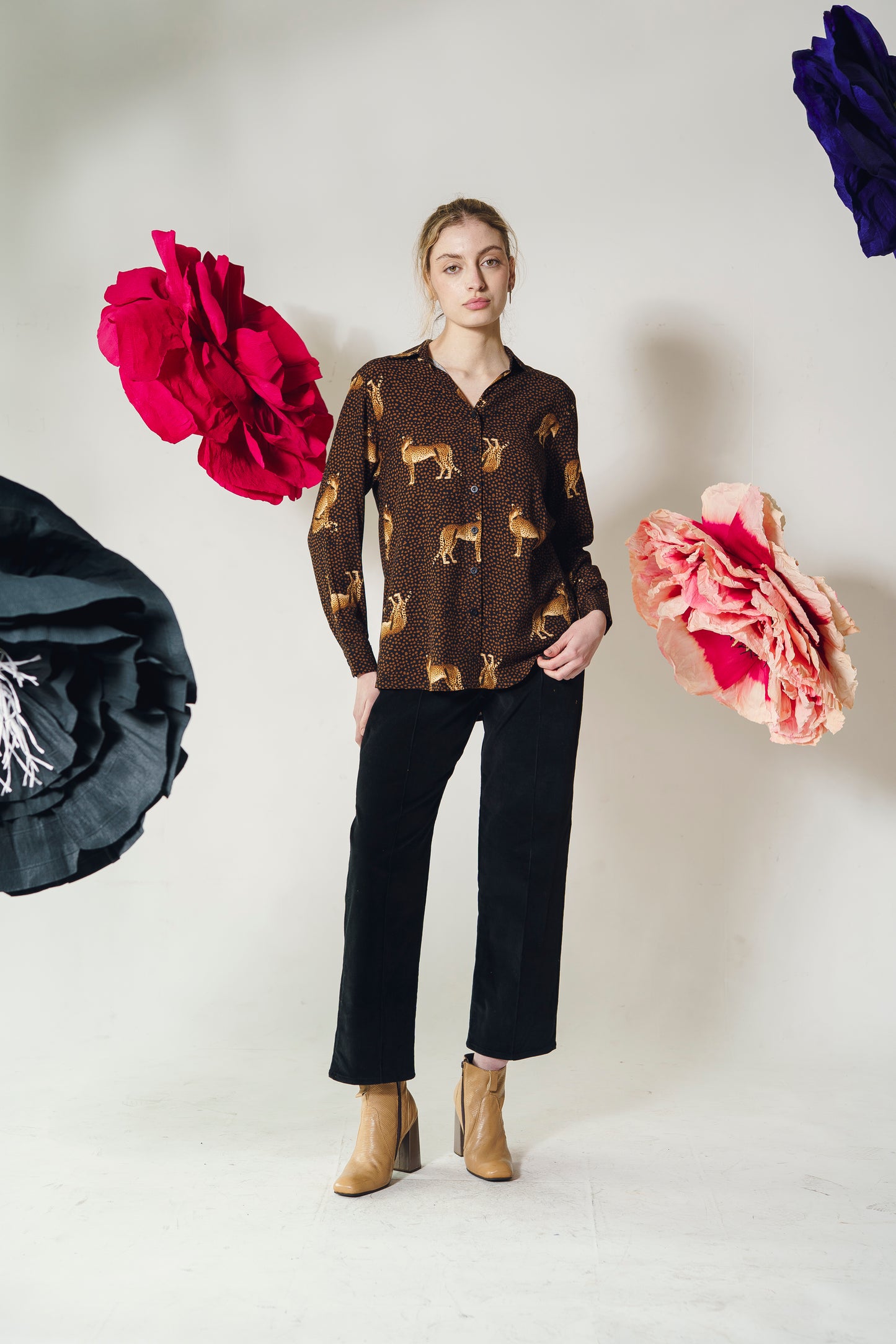 Blusa Teresa Leopardo