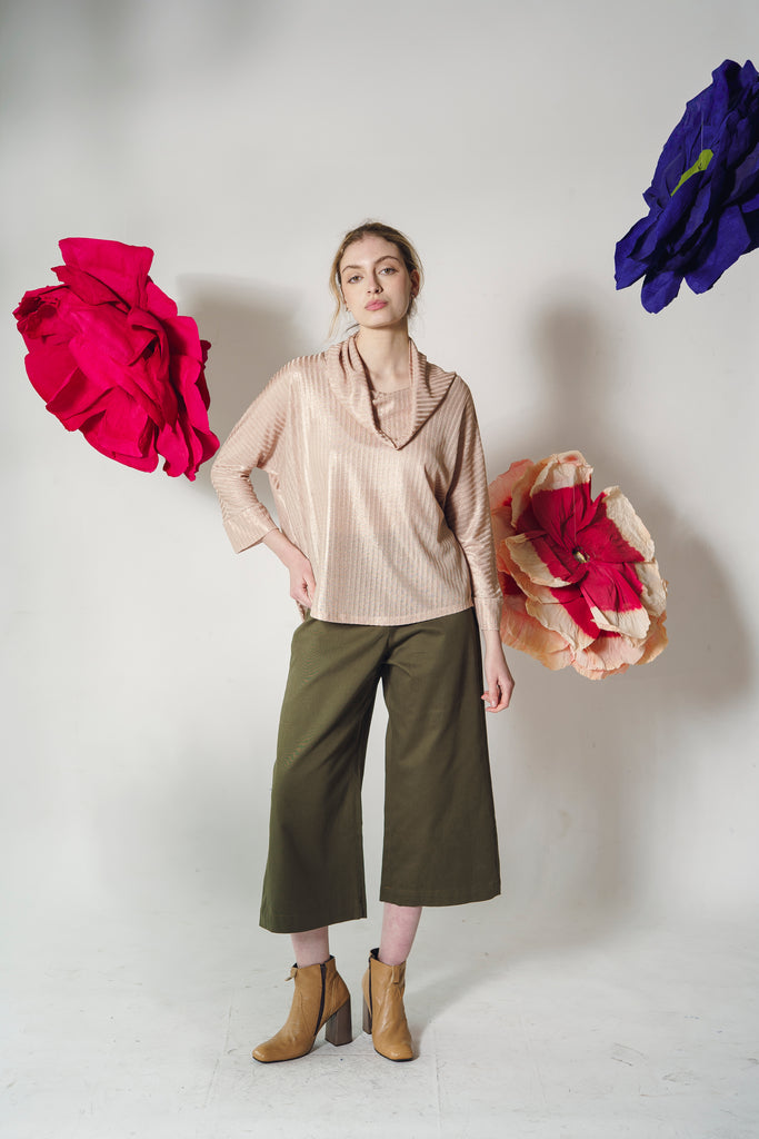 Polera Anita brillos Rosa