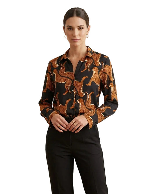 Blusa Olga leopardo