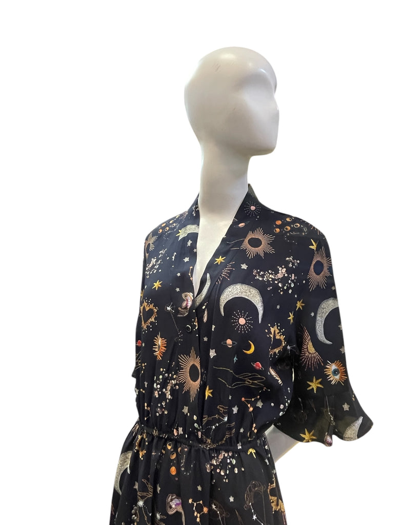 Vestido Cruzita cósmico