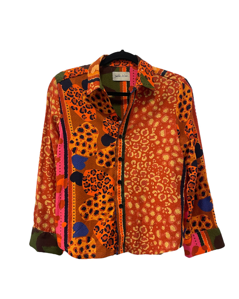 Blusa Olga animal print