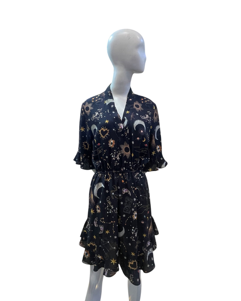 Vestido Cruzita cósmico