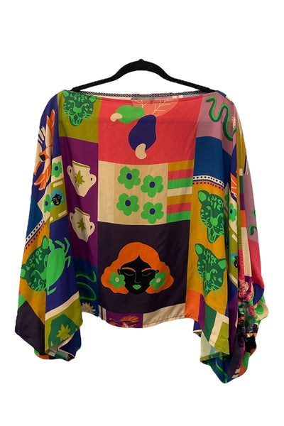 Blusa Rebeca cangrejo