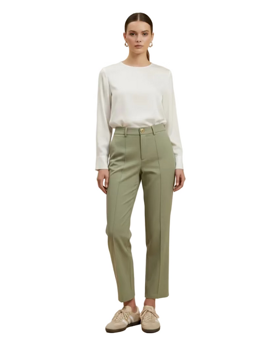 Pantalón Rita verde manzana