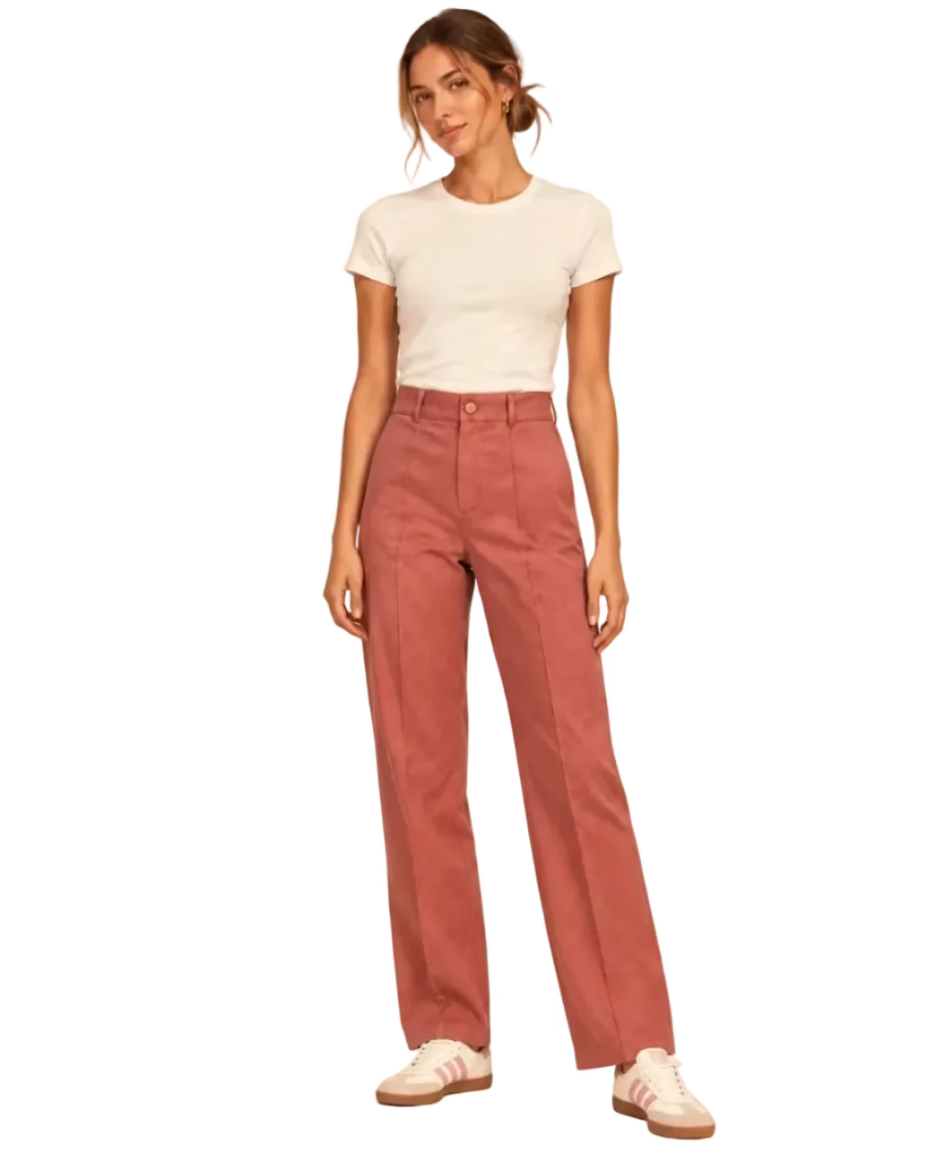 Pantalón Rita rosa viejo